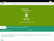 Tablet Screenshot of fondazionegrassi.it